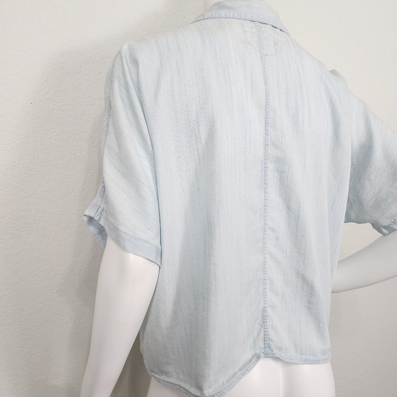 NWT‎ Rails Blue Boho Coastal Cowgirl Top Size M - Picture 4 of 11